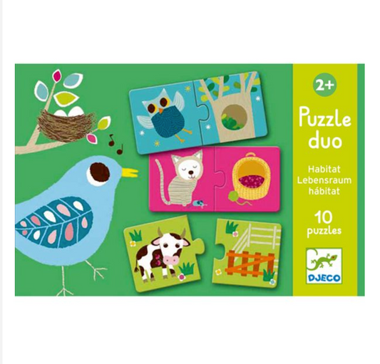 Puzzle duo / Habitat by Djeco