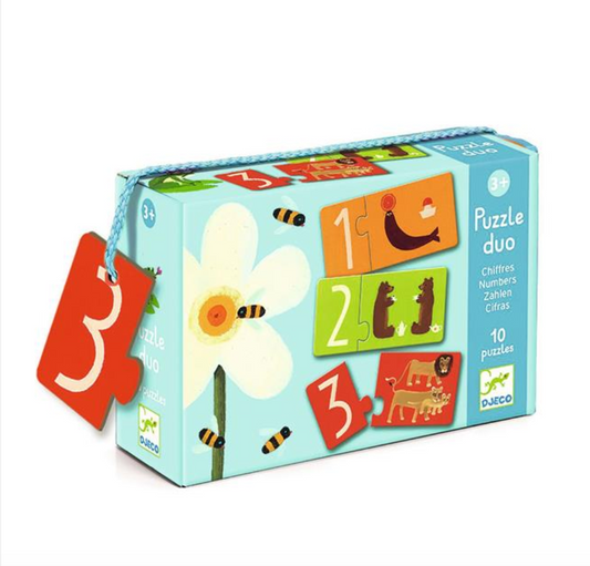 Puzzle duo / Numbers by Djeco