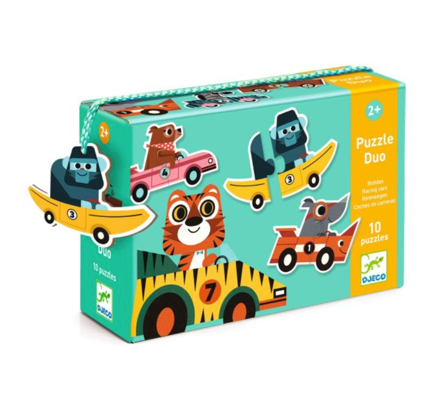 Puzzle duo / Racing cars  by Djeco