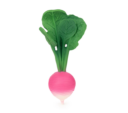 Ramona the Radish Baby Teether by Oli & Carol