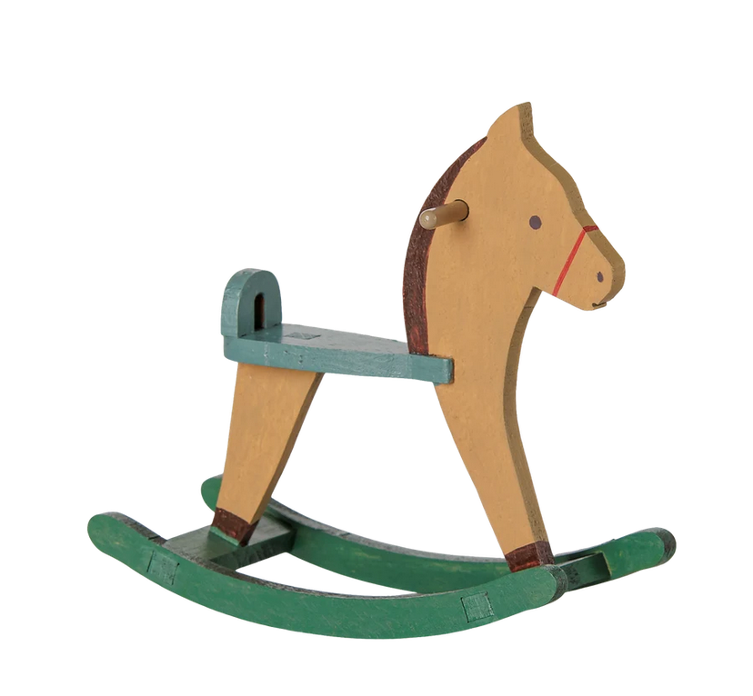 Rocking horse, Mouse - Light brown    by Maileg