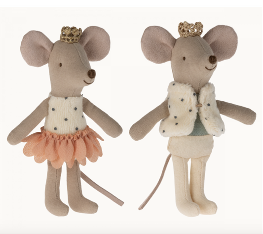 Royal twins mice, Little sister and brother in box Maileg