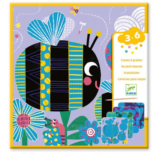 Scratch cards Bugs by Djeco
