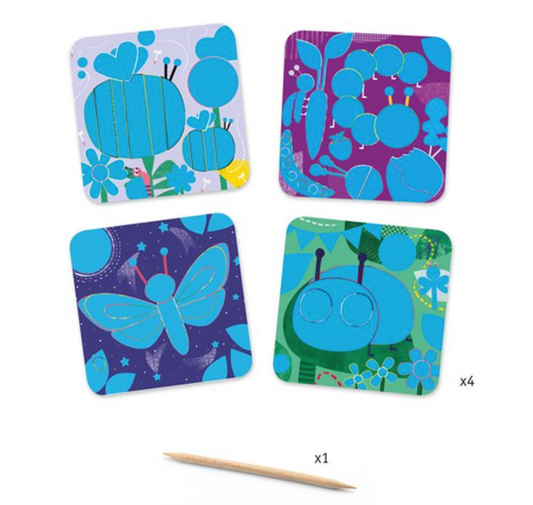 Scratch cards Bugs by Djeco
