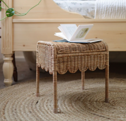 Petal Storie Stool Natural by Olli Ella