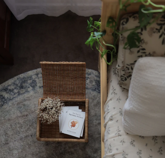 Petal Storie Stool Natural by Olli Ella