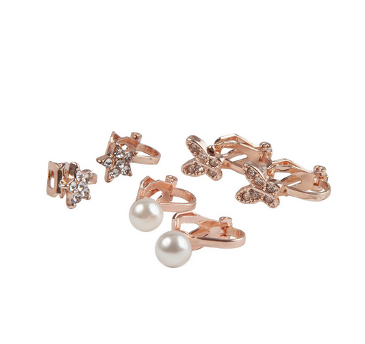 Boutique Dazzle Clip On Earrings by Great Pretenders