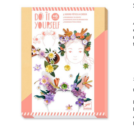 DIY / Headbands / Flower friends by Djeco