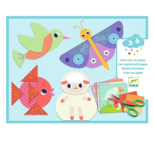 Collages / Crinkle cutting by Djeco