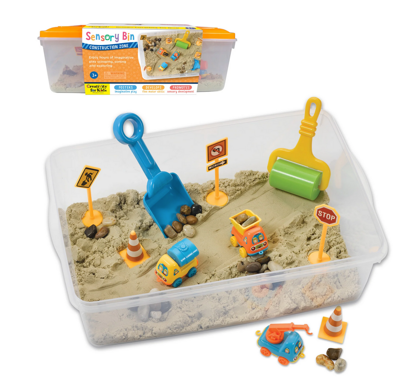 Sensory Bin Construction Zone by Faber-Castell