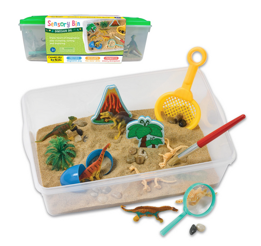 Sensory Bin Dinosaur Dig  by Faber-Castell