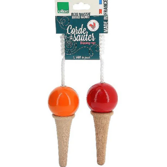 Skipping Rope, Ice Cream Red by Vilac