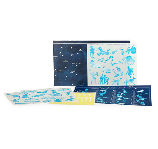L'Explorateur - Sky Chart with Stickers by Moulin Roty