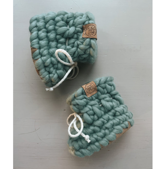 Les petits Tousi - Wool booties - Soule