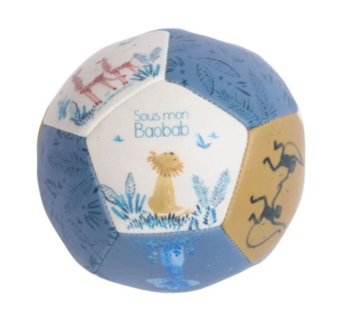 Sous Mon Baobab - Soft Ball (10 cm) by Moulin Roty