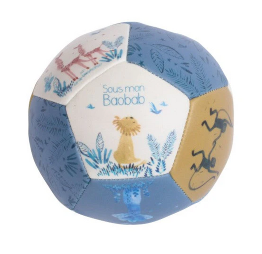 Sous Mon Baobab - Soft Ball (10 cm) by Moulin Roty