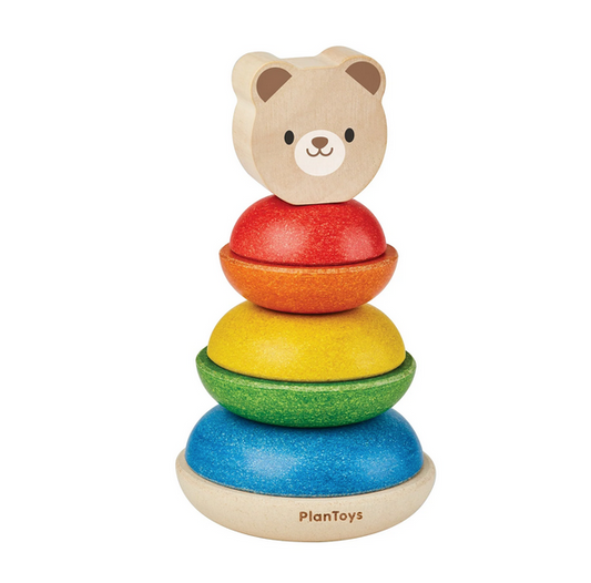 Stacking Ring - Bear by Plan Toys