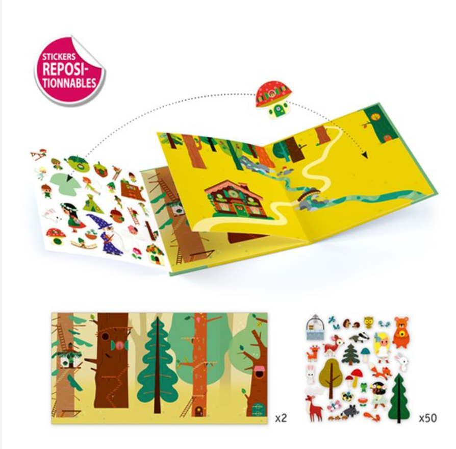 Sticker story  The Magical Forest by Djeco