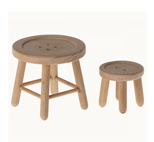 Table and Stool Set by Maileg