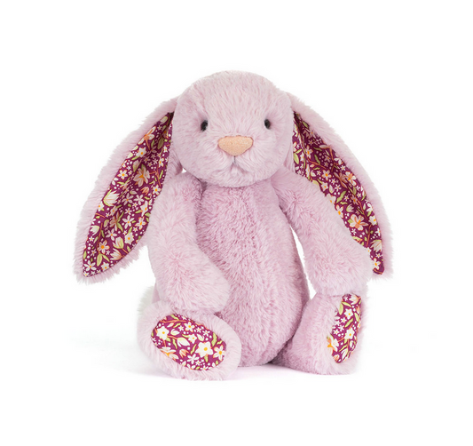 Coming very soon! Thistlepop Blossom Luxe Bunny by Jellycat