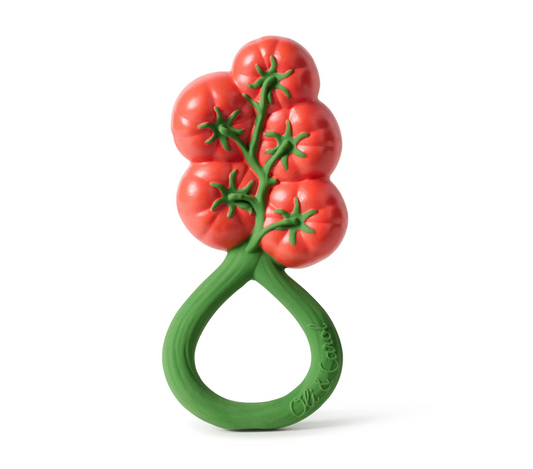 Tomato Rattle Toy by Oli&Carol
