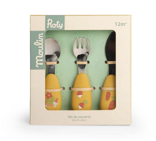 Trois Petits Lapins - Set of Cutlery by Moulin Roty