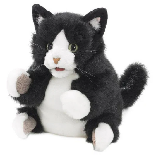Tuxedo Kitten by Folkmanis Puppets