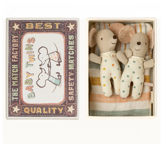 Maileg Twins, Baby mice in matchbox