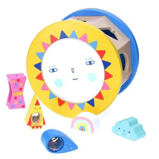 Shape Sorter Night and Day By Vilac