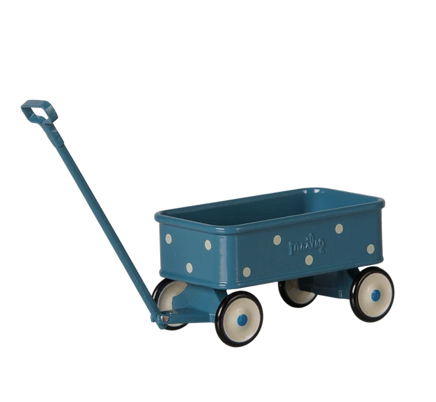 Coming Soon! Wagon, Mouse - Blue by Maileg