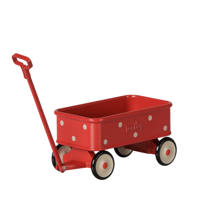 Coming Soon! Wagon, Mouse - Red by Maileg