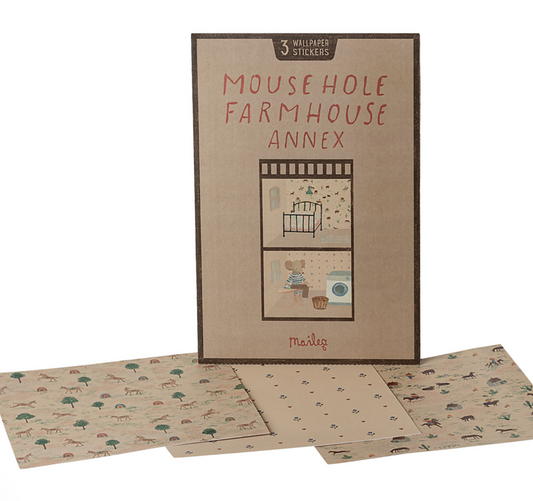 Wallpaper, Mouse hole Farmhouse - Annex by Maileg