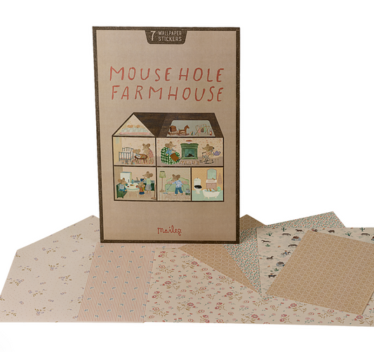 Wallpaper, Mouse hole Farmhouse by Maileg