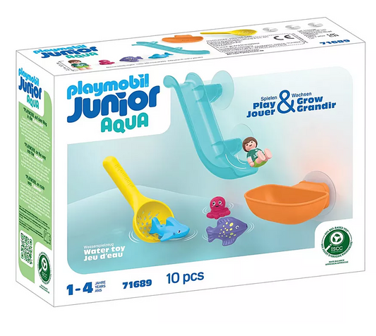 JUNIOR AQUA: Water Slide with Sea Animals by Playmobil