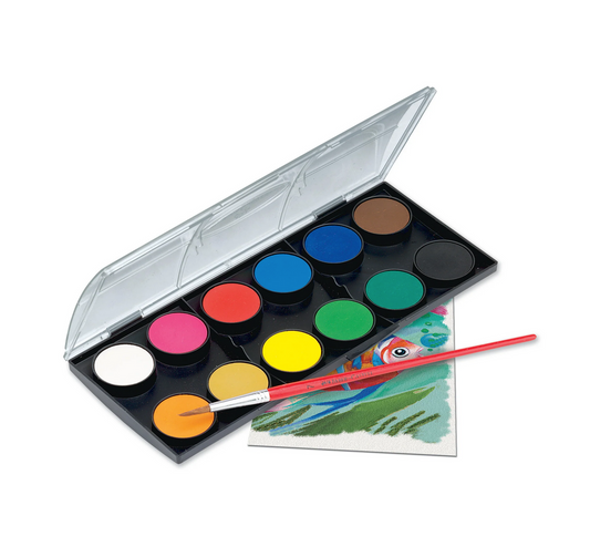 Watercolor Paint Set - 12 Colors by Faber-Castell