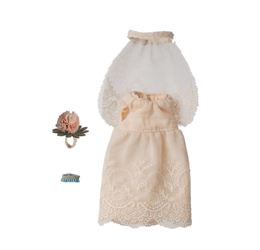 Wedding dress, Mum mouse  by Maileg