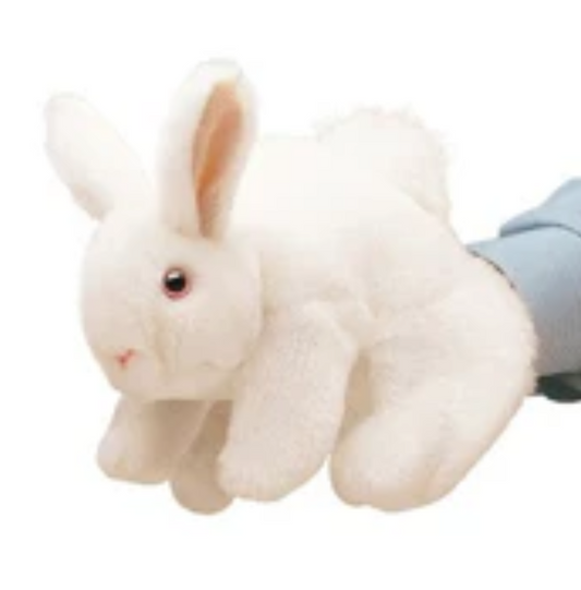 White Bunny Rabbit by Folkmanis Puppets
