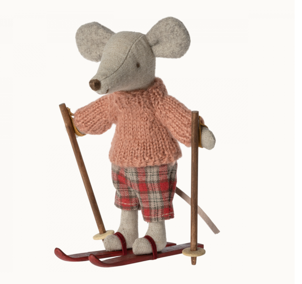 Winter mouse with ski set, Big sister by Maileg