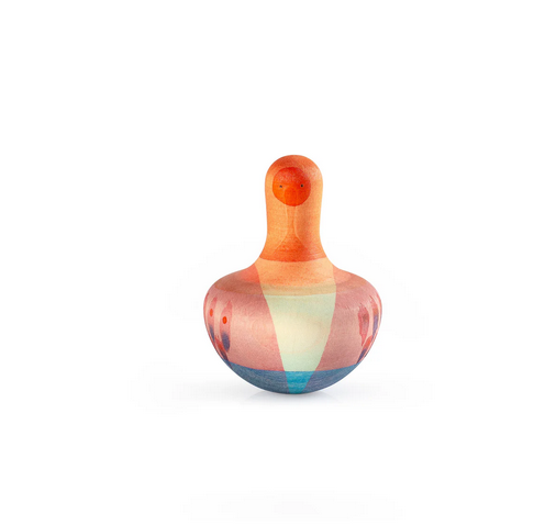 Wood Bird Mellow Orange by Grapat