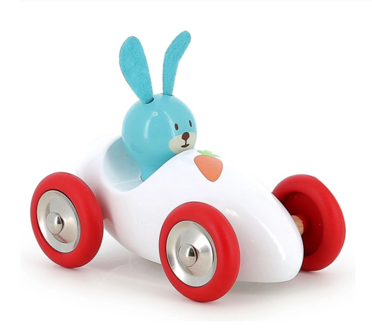 Wooden Car with  the Rabbit by Vilac