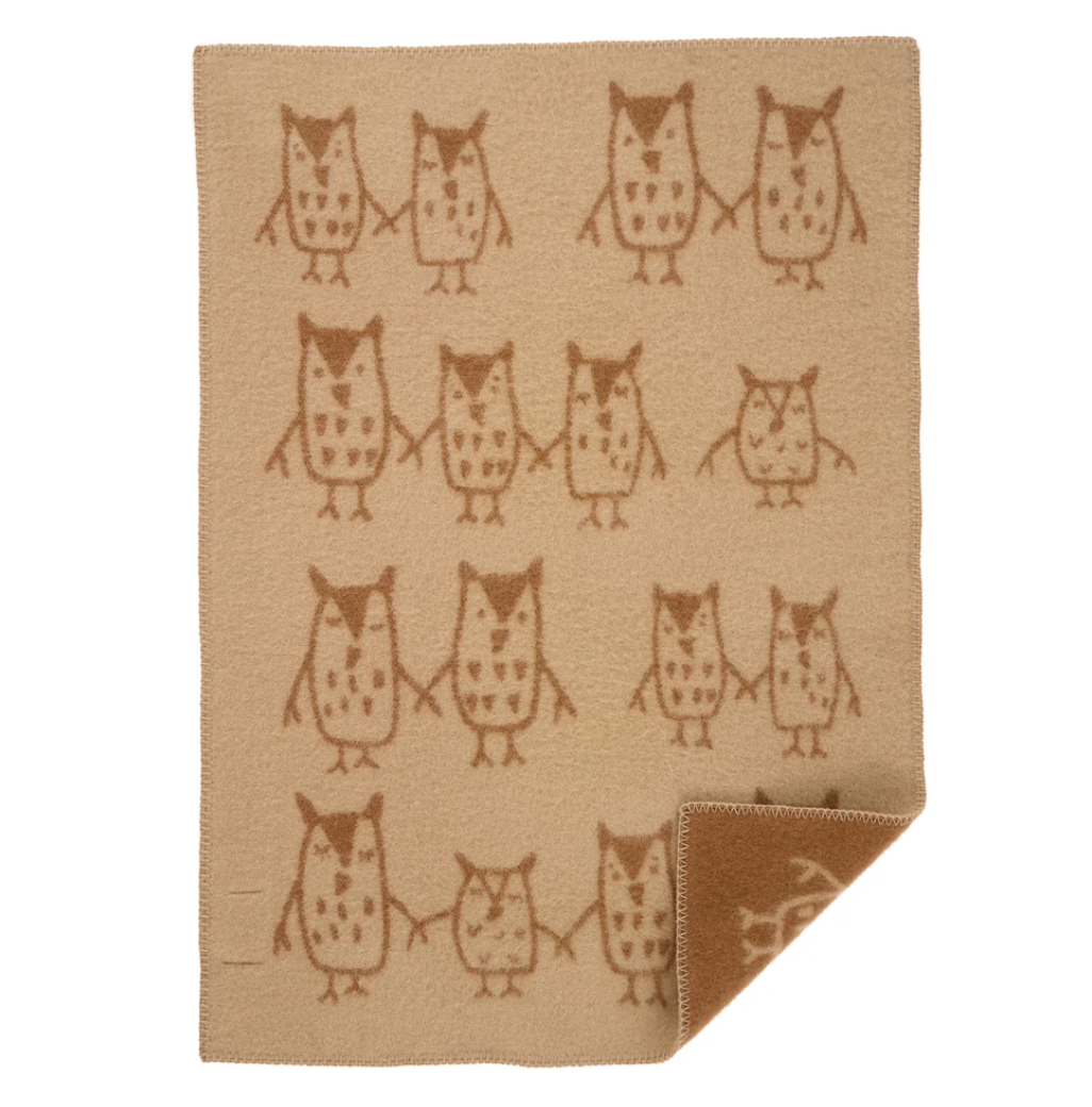 Wool Baby Blanket Hand In Hand By Klippan