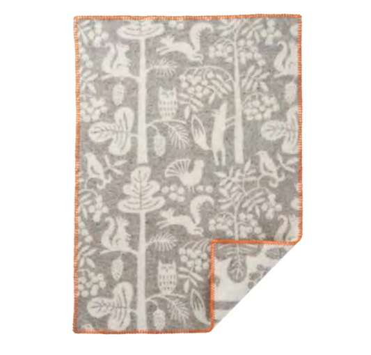 Wool Baby Blanket Tree Climbers By Klippan