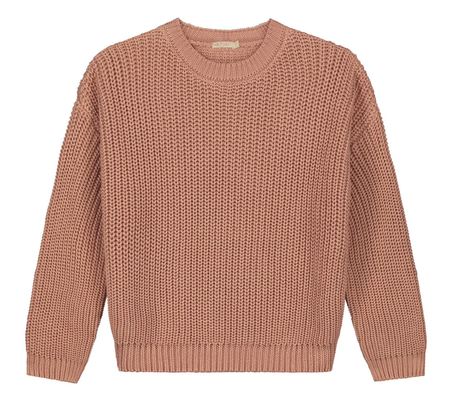 YUKI Chunky Knitted WOMEN'S Sweater - BLUSH