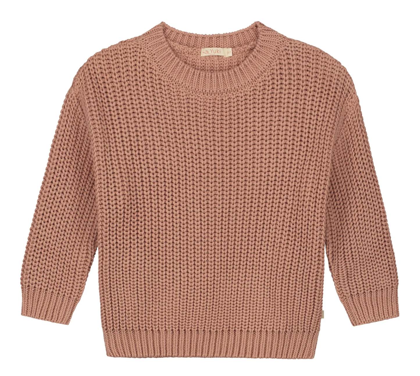 YUKI Chunky Knitted Sweater Child - BLUSH