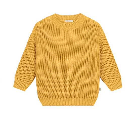 YUKI Chunky Knitted Sweater Child - LEMON
