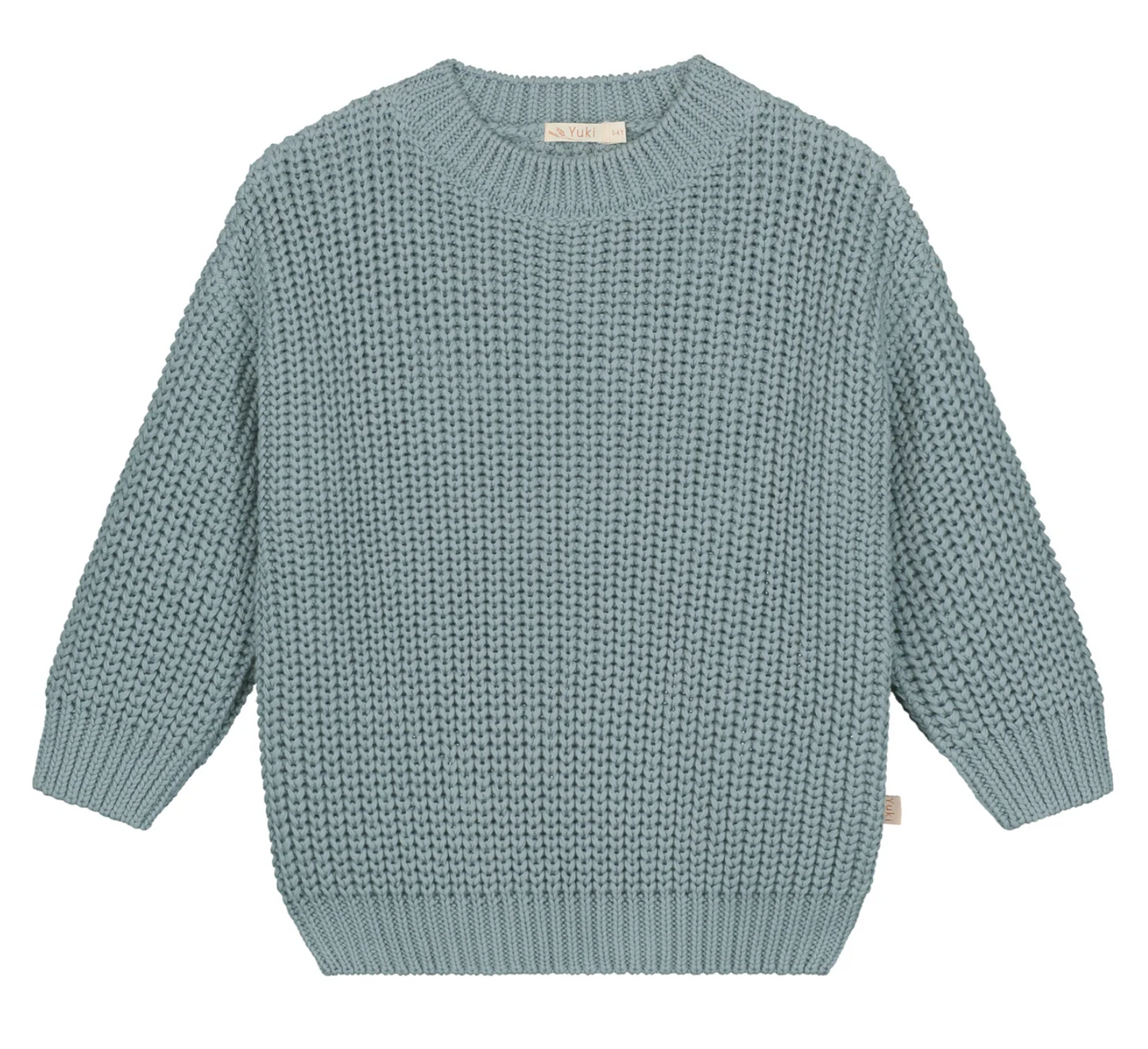 YUKI Chunky Knitted Sweater Child - OCEAN