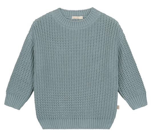 YUKI Chunky Knitted Sweater Child - OCEAN