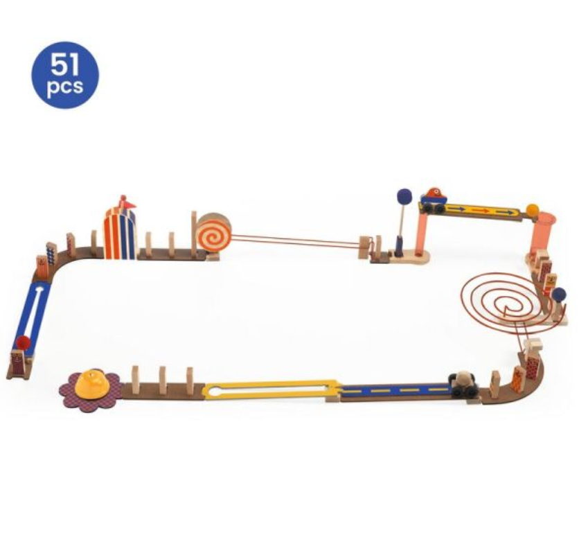 Zig & Go Junior / Racer - 51 pcs by Djeco