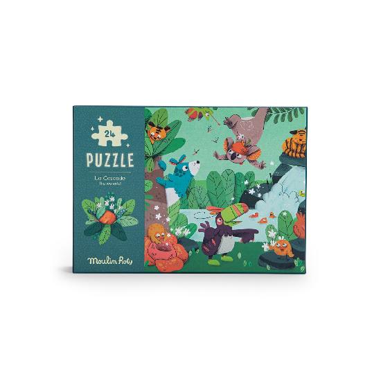 Dans la Jungle - Glow-In-The-Dark Puzzle 24pcs By Moulin Roty