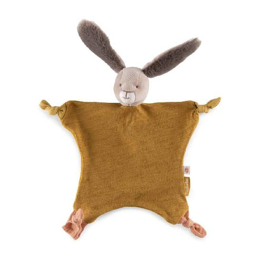 Trois Petits Lapins - Ochre Rabbit Cuddle Toy By Moulin Roty